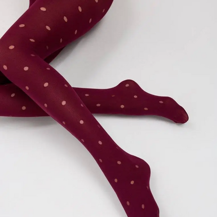 Conte Enjoy 50 Den - Fantasy Opaque Women's Tights with Sheer Polka Dots (19S-241SP)