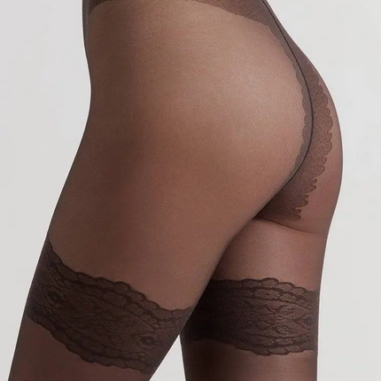 Conte Perfect 30 Den - Fantasy Women's Tights with imitation stockings (19С-107СП)