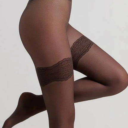 Conte Perfect 30 Den - Fantasy Women's Tights with imitation stockings (19С-107СП)