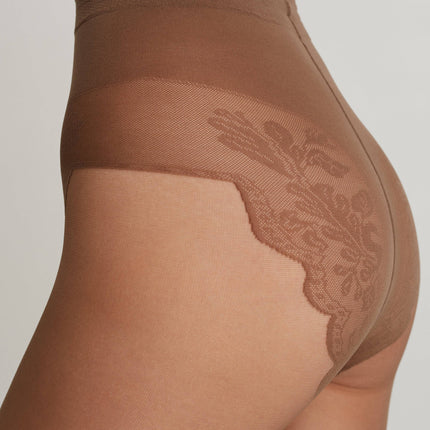 Conte Bikini Soft 20 Den - Classic Women's Tights with Laced Panties (8S-34SP)