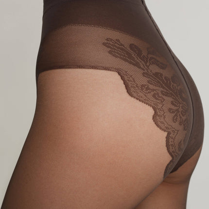 Conte Bikini Soft 20 Den - Classic Women's Tights with Laced Panties (8S-34SP)