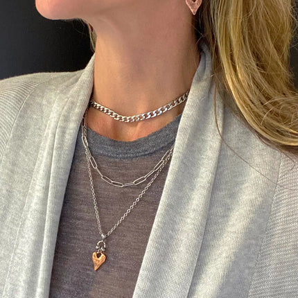 RUSTIC HEART NECKLACE