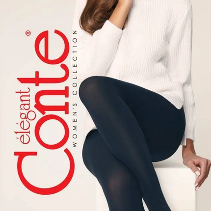 Conte Cotton 250 Den - 70% Cotton Warm Opaque Women's Tights (6С-16СП)