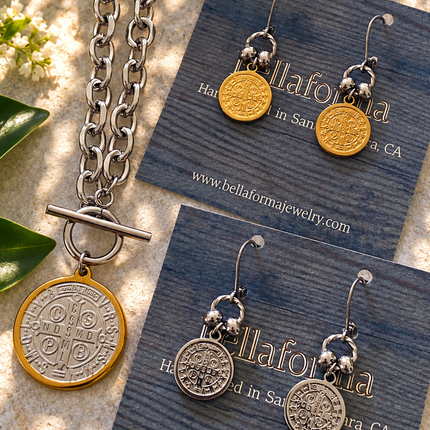 ST. BENEDICT TOGGLE NECKLACE