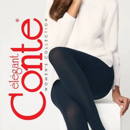 Conte Cashmere 250 Den - 7% Cashmere Warm Thin Soft Women's Tights (14С-122СП)