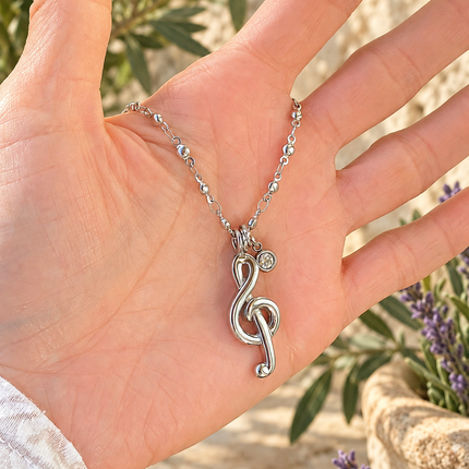 MUSICAL NOTE NECKLACE