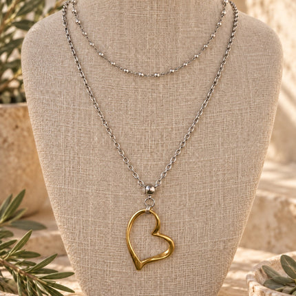 WHIMSICAL HEART NECKLACE