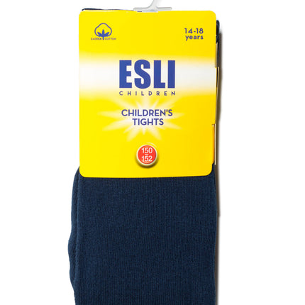 #19С-188СПЕ(000) - Conte/Esli Kids Classic Solid Cotton Tights For Girls & Boys 12/24m.-16yr.