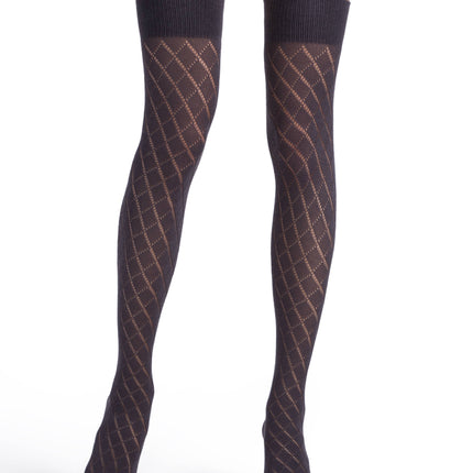 Conte Bis - Fantasy Ajour Openwork Cotton Women's Over Knee (14С-33СП)