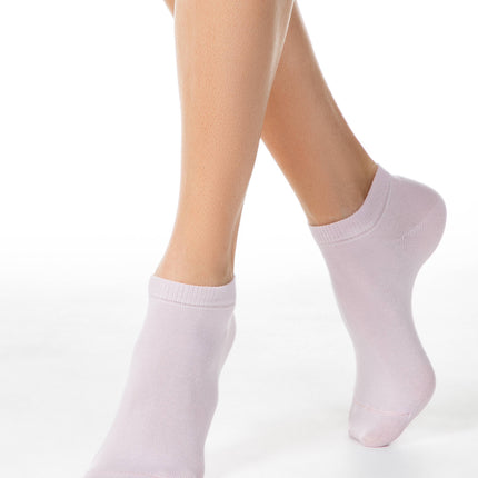 Conte Esli #19S-149SPE(000) - 1 pair Classic Cotton Cropped Women's Socks