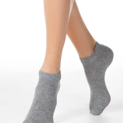 Conte Esli #19S-149SPE(000) - 1 pair Classic Cotton Cropped Women's Socks