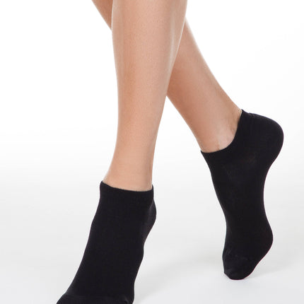 Conte Esli #19S-149SPE(000) - 1 pair Classic Cotton Cropped Women's Socks