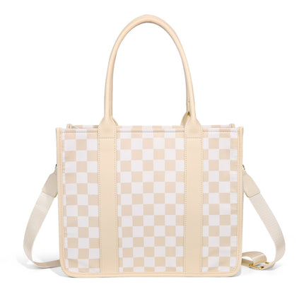 Dallas Checkered Tote