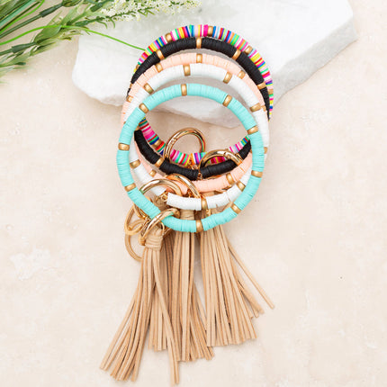 Boho Key Ring Bracelet