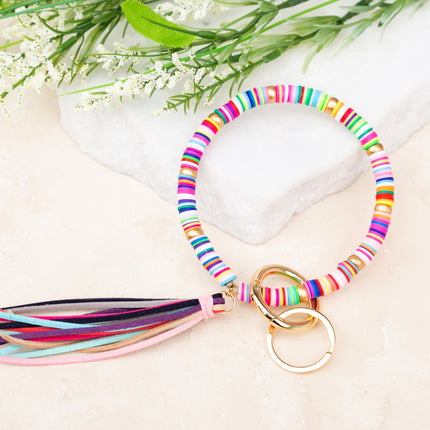 Boho Key Ring Bracelet