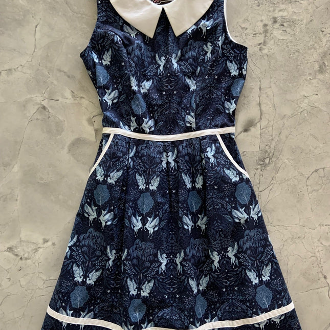 Midnight Collared Dress