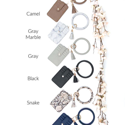 Key Ring Wallet Bracelet