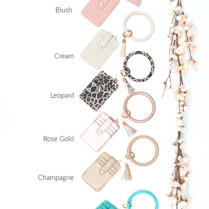 Key Ring Wallet Bracelet
