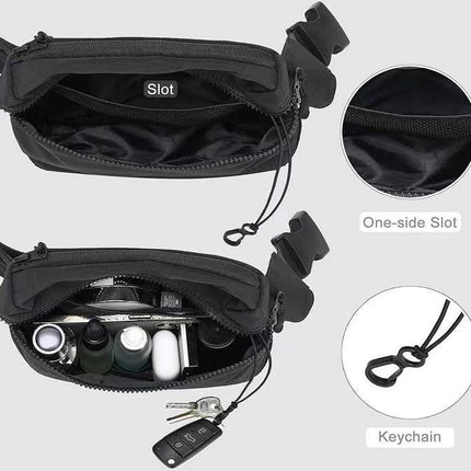 Adventurer Nylon Sling Crossbody Belt Bum Fanny Waist Bag