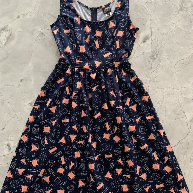 Math Fit & Flare  Dress - XS only, 1 left!