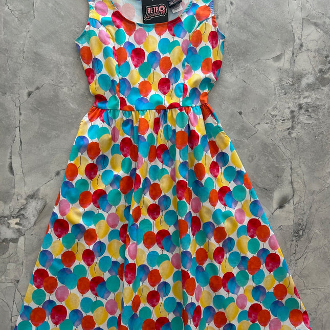 Balloons Fit & Flare Dress - Small only, 1 left!