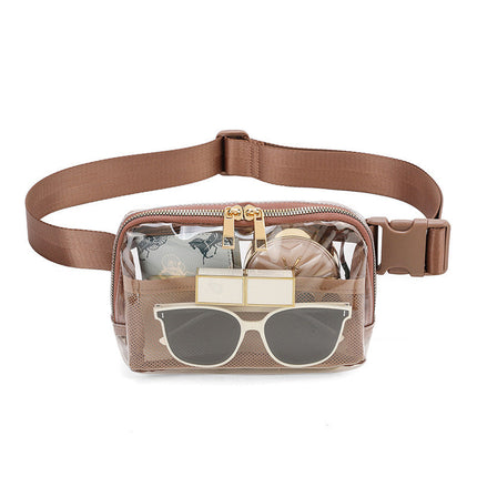 Juni Clear Stadium Sling Crossbody Belt Bum Fanny Waist Bag