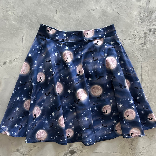 Bat Moon Skater Skirt