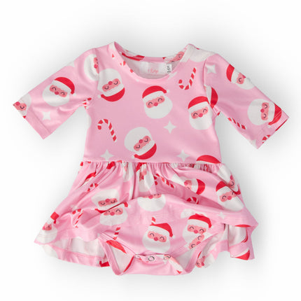 Jingle Bells 3/4 Sleeve Twirl Bodysuit