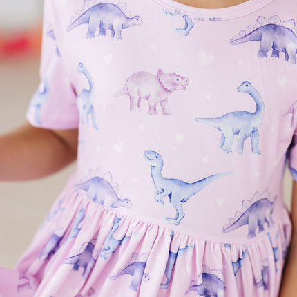 Jurassic Joy S/S Pocket Twirl Dress