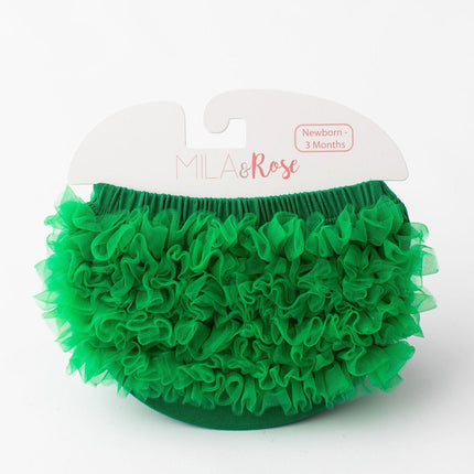 Kelly Green Ruffle Bum Bloomer