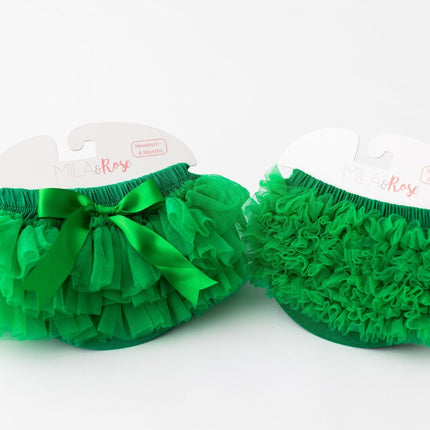 Kelly Green Ruffle Bum Bloomer