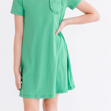 Kelly Green T-Shirt Dress
