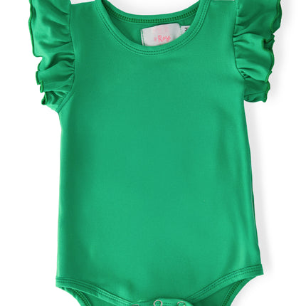 Kelly Green S/S Flutter Bodysuit