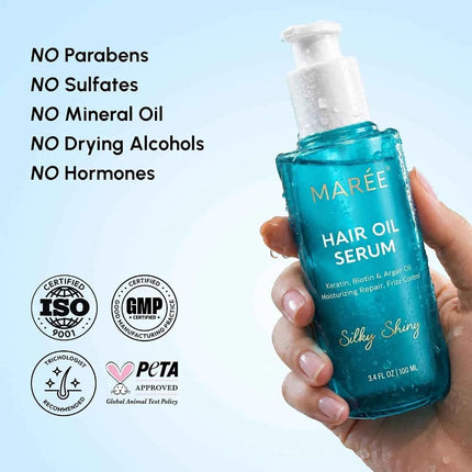 Keratin Oil Serum for Smooth Hair