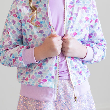 Mermaid Scales Satin Jacket