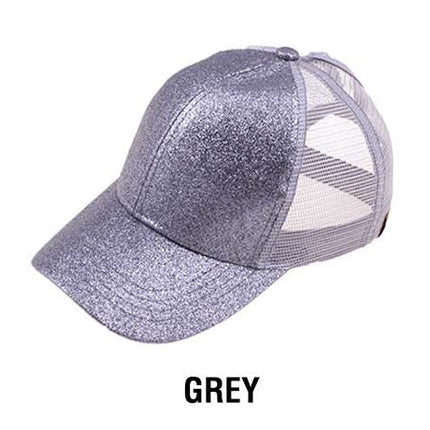 C.C Glitter Messy Bun Hats