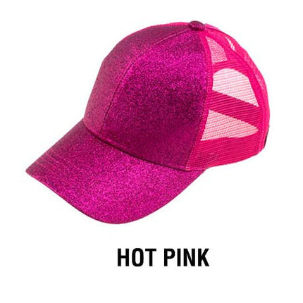 C.C Glitter Messy Bun Hats