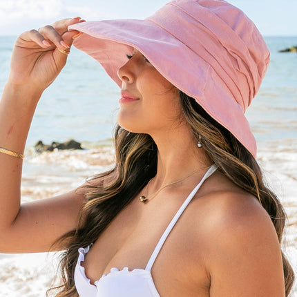 Tie-Back Bucket Sunhat