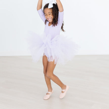Lavender 3/4 Tutu Leotard