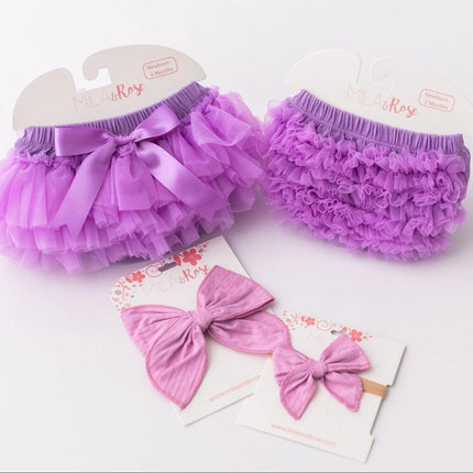 Lavender Ruffle Bum Bloomer