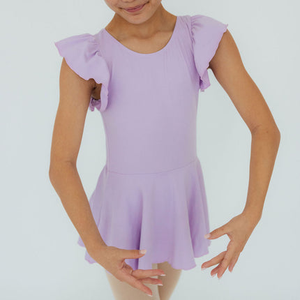 Lavender S/S Twirl Leotard