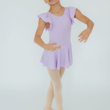 Lavender S/S Twirl Leotard