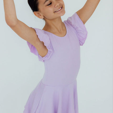 Lavender S/S Twirl Leotard