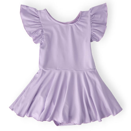 Lavender S/S Twirl Leotard