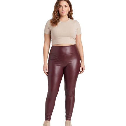 Sakkas Matte Liquid High Waist Stretch Leggings - Made in USA