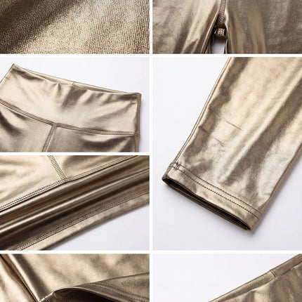 Sakkas Matte Liquid High Waist Stretch Leggings - Made in USA