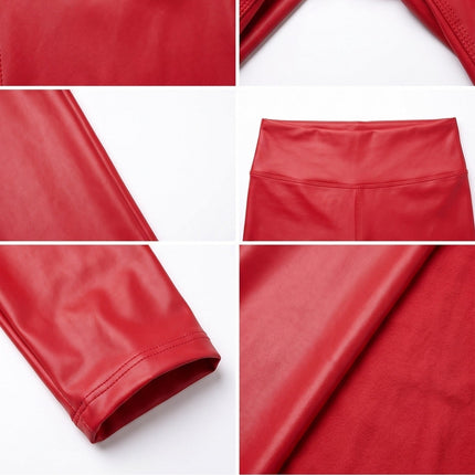 Sakkas Matte Liquid High Waist Stretch Leggings - Made in USA