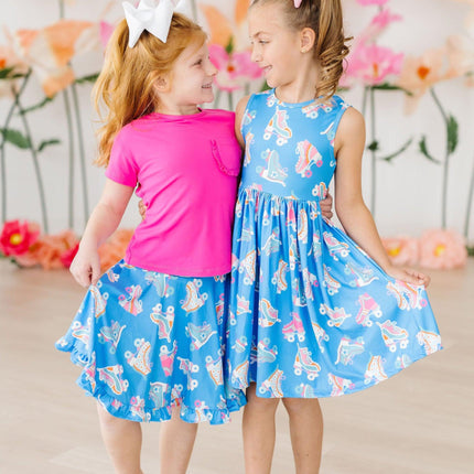 Let the Good Times Roll Ruffle Twirl Skort