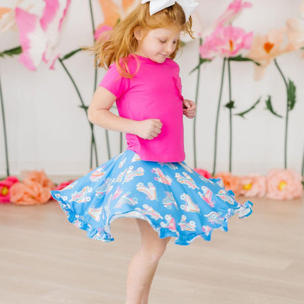 Let the Good Times Roll Ruffle Twirl Skort