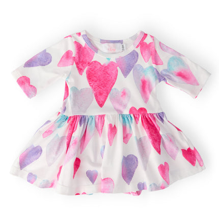 Light Hearted 3/4 Sleeve Twirl Bodysuit